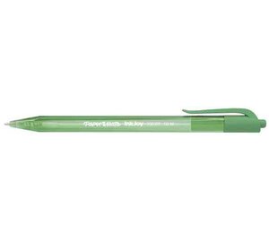Stylo à bille InkJoy Rétractable 100 RT Pointe moyenne Vert PAPER MATE