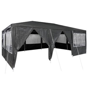 vidaXL Tente de fête Anthracite 600 x 400 x 266 cm Polyéthylène