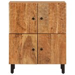 vidaXL Armoire latérale 60x33x75 cm bois massif d'acacia