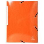 Chemise À Élastiques 3 Rabats Maxi Capacity Carte Lustrée Pelliculée Iderama - A4 - Couleurs Assorties - X 40 - Exacompta
