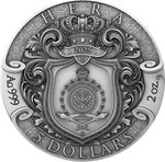 Pièce de monnaie en Argent 5 Dollars g 62.2 (2 oz) Millésime 2025 Divine Beauty HERA