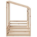 vidaXL Lit pour enfants avec toit 80x200 cm bois massif de pin