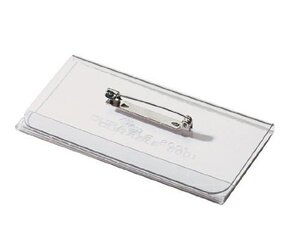 Boite de 100 Porte-badges avec Epingle 40 x 75 mm DURABLE