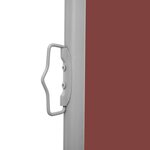 vidaXL Auvent latéral rétractable de patio 140x1200 cm Marron