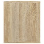 vidaXL Meuble TV Chêne sonoma 100x35x40 cm Bois d'ingénierie