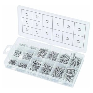 Ks tools assortiment de vis à tête sphérique 475 pcs métrique