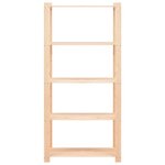 vidaXL Étagères de stockage 5 niveaux 2 Pièces 80x38x170 cm Pin 250 kg