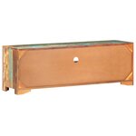 Vidaxl meuble tv 119x30x41 cm bois de récupération massif