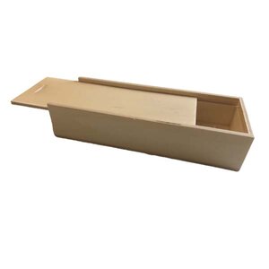 Boite à couvercle coulissant, 165x65x34 mm