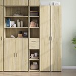 vidaXL Buffet haut chêne sonoma 30x42 5x185 cm bois d'ingénierie