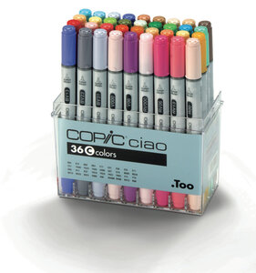Set 36 marqueurs Manga Copic Ciao Set C