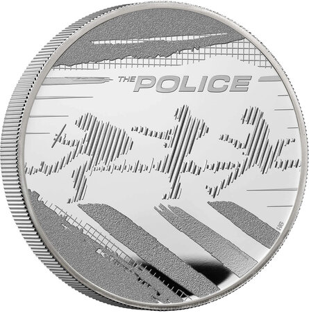 Pièce de monnaie en Argent 10 Pounds g 155.5 (5 oz) Millésime 2023 POLICE