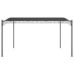 vidaXL Auvent anthracite 4x3 m 180 g/m² tissu et acier