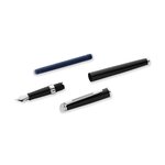 Stylo plume Hémisphère Pte Moyenne Corps Vernis Noir Attribut Chrome WATERMAN