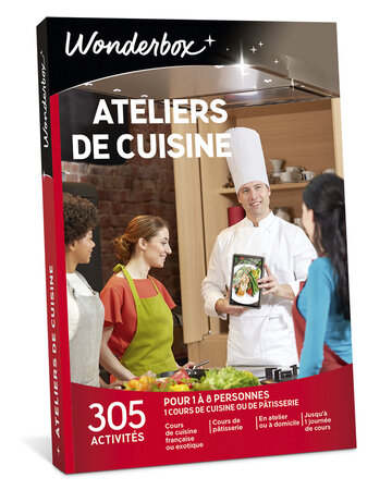 Coffret cadeau - WONDERBOX - Ateliers de cuisine