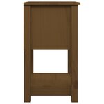 vidaXL Tables de chevet 2 Pièces Marron miel 40x35x61 5 cm Pin solide
