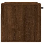 vidaXL Armoire murale chêne marron 80x36 5x35 cm bois d'ingénierie