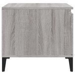 vidaXL Table basse Sonoma gris 100x50x45 cm Bois d'ingénierie