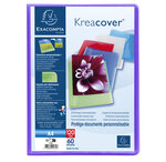 Protège-documents En Polypropylène Semi Rigide Kreacover® Chromaline 120 Vues - A4 - Couleurs Assorties - X 10 - Exacompta