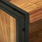 vidaXL Table Basse 90x50x38 cm Bois Massif Acacia
