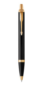 PARKER IM Stylo bille Noir recharge bleue pointe moyenne Coffret cadeau