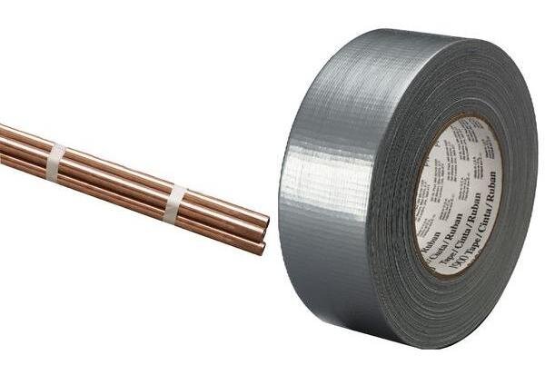 3m scotch ruban toilé 1900 economy, 50 mm x 50 m, argenté scotch