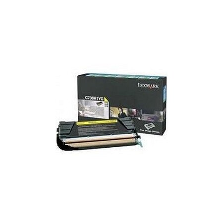 Lexmark c736h toner jaune 0c736h1yg