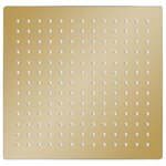 vidaXL Pomme de douche pluie Acier inoxydable 30x30 cm Carrée Doré
