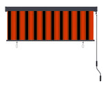 vidaXL Store roulant d'extérieur 170x250 cm Orange et marron