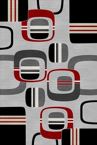 Tapis d'intérieur GULLI 80 x 150 cm - Rouge