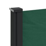 vidaXL Auvent latéral rétractable vert foncé 140x300 cm