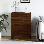 vidaXL Buffet chêne marron 69 5x34x90 cm bois d'ingénierie