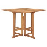 vidaXL Ensemble à manger d'extérieur pliable 5 Pièces Bois solide de teck