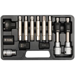 Yato jeu d'outils combinés de poulie d'alternateur 13 pièces