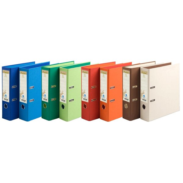 Classeur À Levier Rembordé Papier Dos 80mm Forever - A4 - Couleurs Assorties - X 10 - Exacompta
