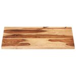vidaXL Dessus de table Bois solide 25-27 mm 60x80 cm