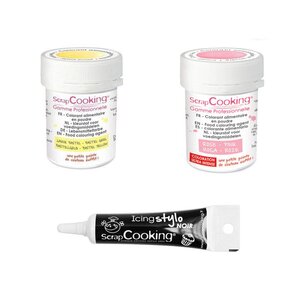Colorant alimentaire gel 20g - pastels