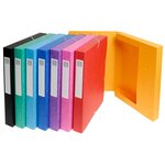 Boite De Classement Exabox Dos 25mm Carte Lustrée - A4 - Couleurs Assorties - X 8 - Exacompta