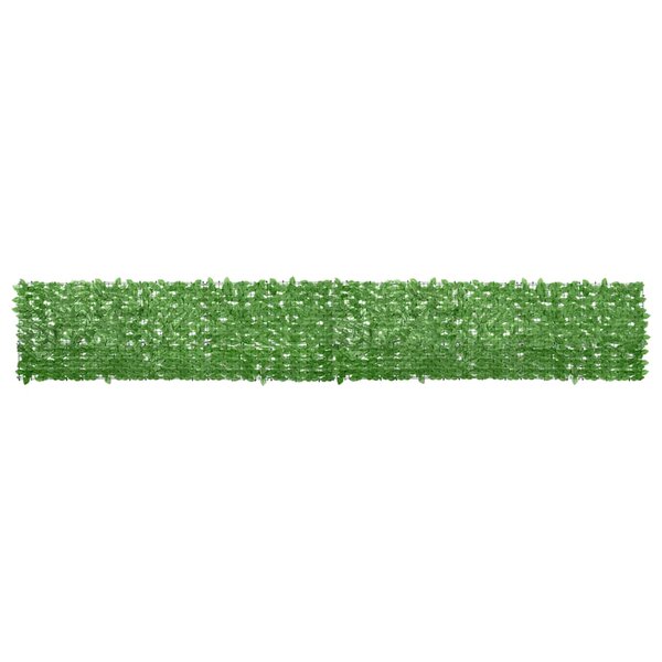 vidaXL Écran de balcon avec feuilles vert 500x75 cm