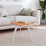vidaXL Dessus de table 40x40x1 5 cm carré bois massif de hêtre