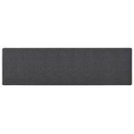 vidaXL Tapis de couloir Anthracite 80x300 cm