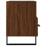 vidaXL Meuble TV Chêne marron 80x36x50 cm Bois d'ingénierie