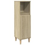 vidaXL Ensemble de meubles de salle de bain 3 Pièces chêne sonoma