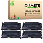 COMETE-Marque française-Cartouches Toners Compatibles avec HP 26A CF226X CF226A 26X pour Imprimante Laserjet Pro (4)-Livraison gratuite