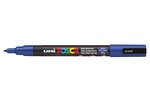 Marqueur pointe conique fine pc3m 0 9 - 1 3mm bleu foncé x 6 POSCA