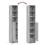 vidaXL Buffet avec LED sonoma gris 36x32 5x200 cm bois d'ingénierie