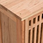 vidaXL Armoire murale de salle de bain 42x23x60cm Bois massif de noyer