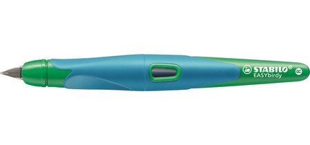 Stylo plume - EASYbirdy - Stylo ergonomique rechargeable - Bleu/vert -  Gaucher