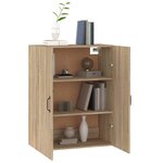 vidaXL Armoire suspendue Chêne sonoma 69 5x34x90 cm Bois d'ingénierie