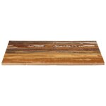 vidaXL Dessus de table carré 70x70 cm 15-16 mm Bois de récupération